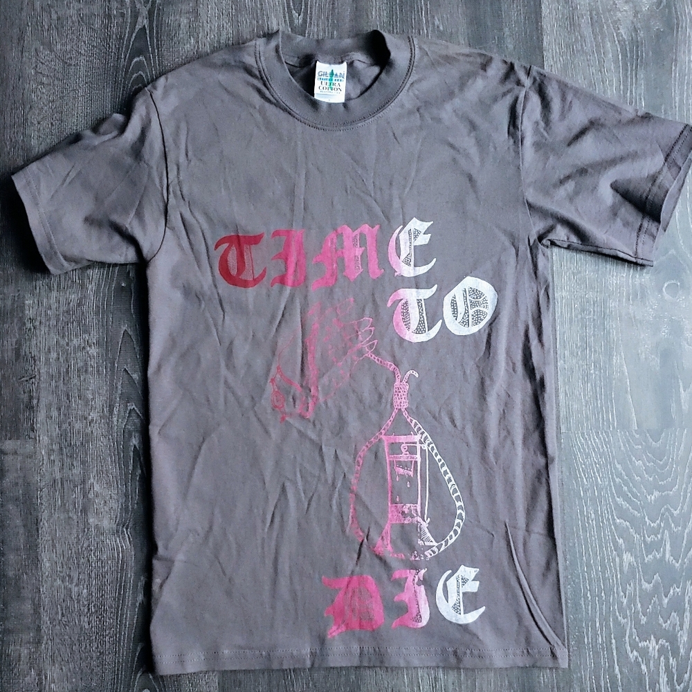 Time to die guillotine noose tee